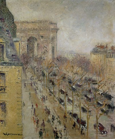 The Arc de Triomphe by Gustave Loiseau